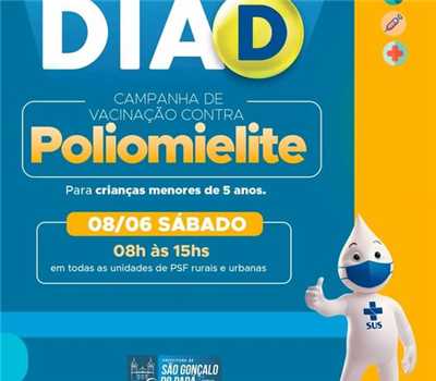 Dia D da Campanha de Vacinação Contra Poliomielite